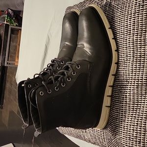 Nautica Mens Lace Up Boot: Chukka Derby Boots 4 Men: Palmetto Mid, Black, SZ 12